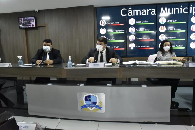 Mesa diretora da Câmara de Mossoró: audiência pública, quinta-feira, 21 (foto: Edilberto Barros/CMM)