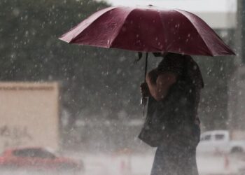 Chuva no Plano Piloto em Brasília