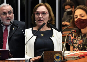 Jean Paul Prates, Zenaide Maia e Natália Bonavides são alguns dos parlamentares do RN que se posicionaram sobre o assunto. Foto: Senado e Câmara