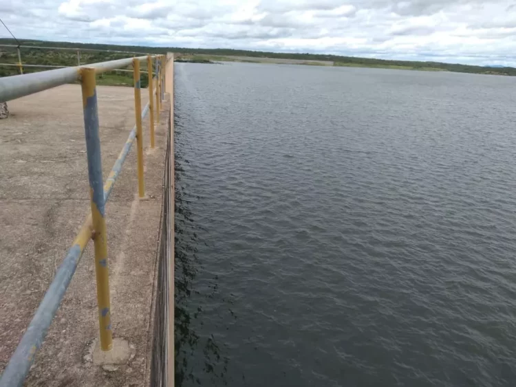 A barragem Santa Cruz do Apodi (Arquivo) — Foto: Igarn/Divulgação