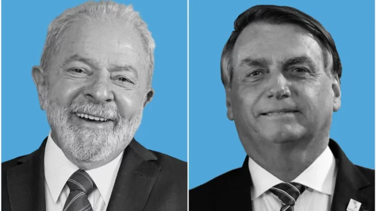 No cenário de votos totais para o 2º turno, o ex-presidente Lula (PT) tem 49% das intenções de voto, contra 44% do presidente Jair Bolsonaro (PL), aponta a pesquisa PoderData divulgada nesta 3ª feira (25.out.2022).