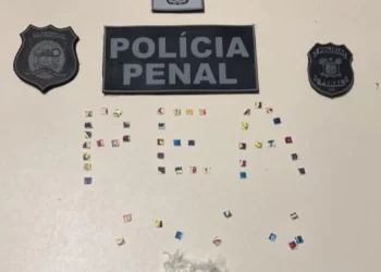 Selos de LSD foram encontrados com visitante na Penitenciária de Alcaçuz, na Grande Natal. — Foto: Seap/Cedida