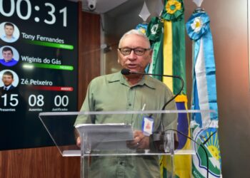 Cidadão Gláurio Maurcício no Tribuna Popular hoje, 21 (foto: Edilberto Barros/CMM)