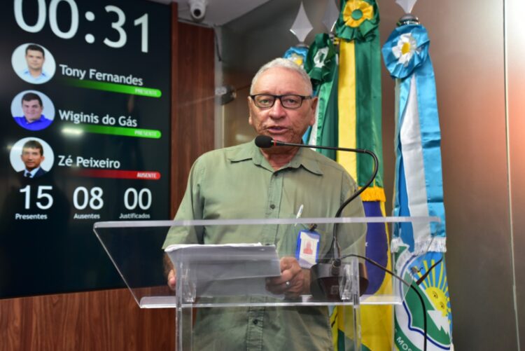 Cidadão Gláurio Maurcício no Tribuna Popular hoje, 21 (foto: Edilberto Barros/CMM)