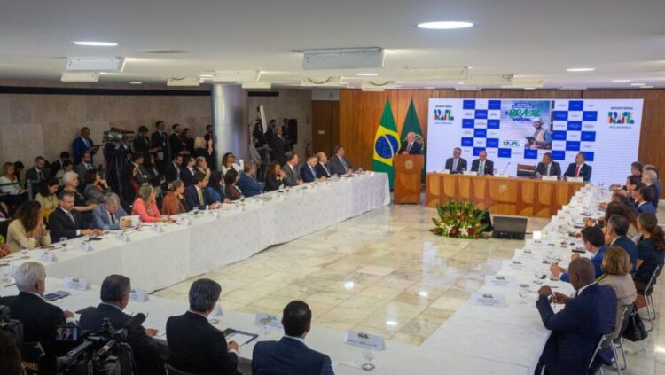 Brasília (DF) 10/04/2023 O presidente Luiz Inácio Lula da Silva coordena reunião de balanço dos 100 dias de governo. Todos os ministros participam do encontro. Foto: Fabio Rodrigues-Pozzebom/ Agência Brasil