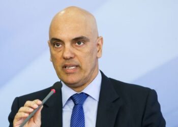 Brasília - O Ministro da Justiça, Alexandre de Moraes, durante entrevista coletiva para apresentação do Plano Nacional de Segurança (Marcelo Camargo/Agência Brasil)