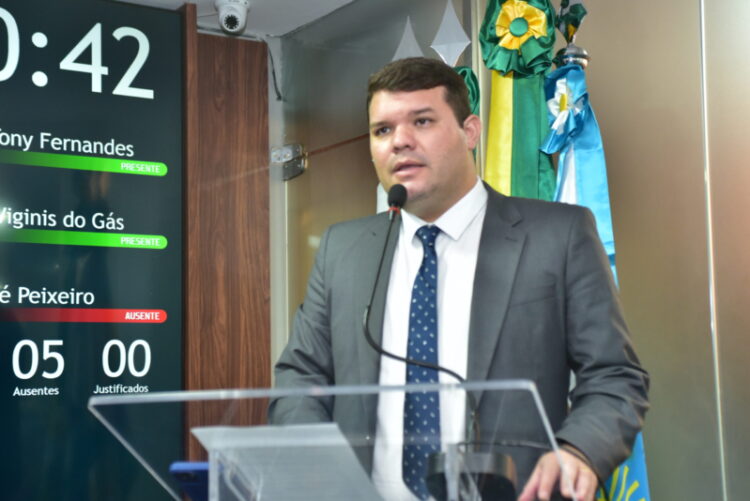 Vereador Lawrence Amorim. Foto: Edilberto Barros/CMM