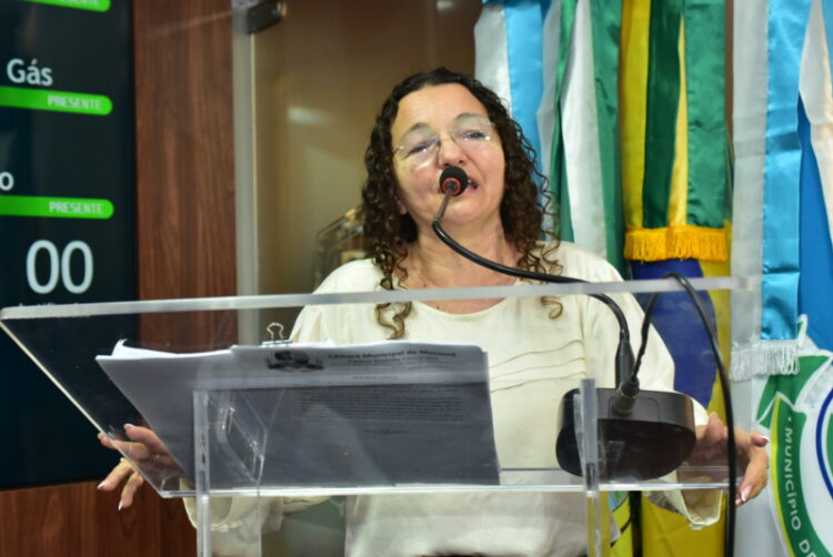 Vereadora Marleide Cunha. Foto: Edilberto Barros/CMM