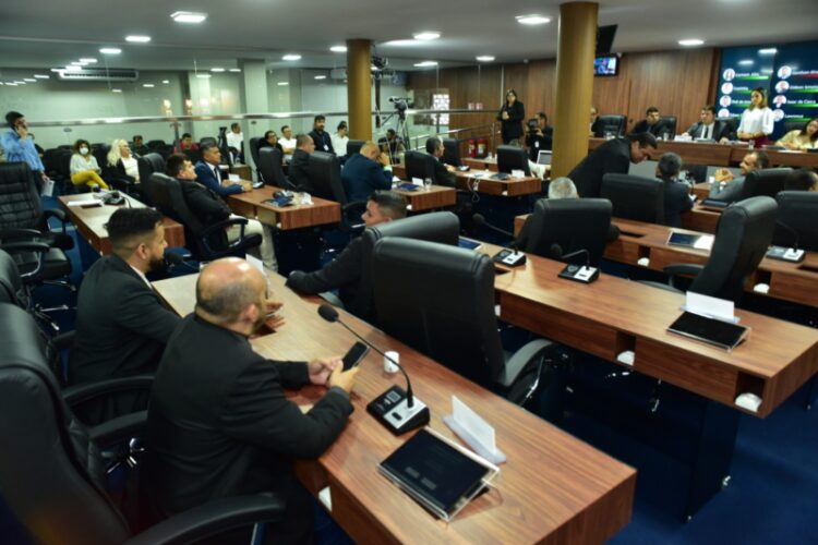 Sessão de hoje (1) da Câmara Municipal de Mossoró (foto: Edilberto Barros/CMM)