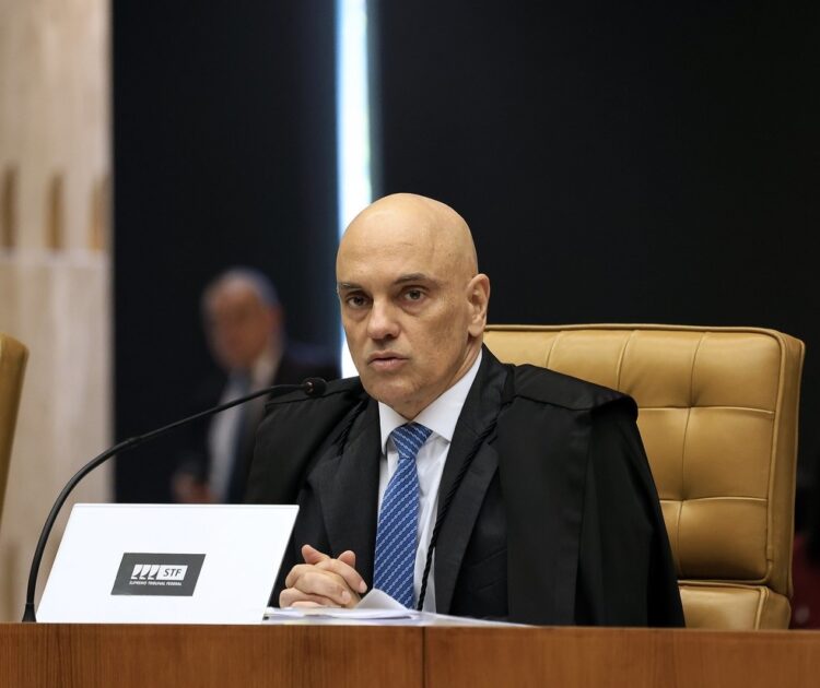 O ministro Alexandre de Moraes, do STF, pediu para que análise de validade da revista íntima vexatória ocorresse em sessão presidencial da corte - Foto: Rosinei Coutinho/SCO/STF