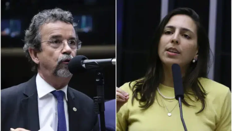 Deputados federais Fernando Mineiro (PT) e Natália Bonavides (PT) / Foto: Mário Agra e Vinicius Loures - Câmara