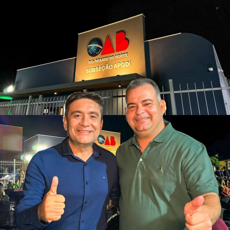 Prefeito e vice-prefeito eleitos em Apodi