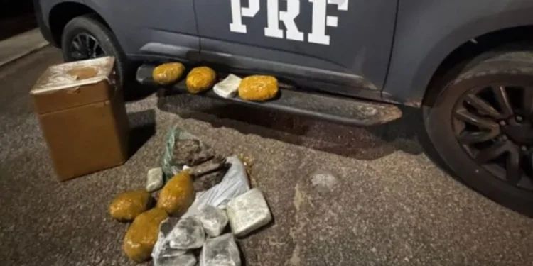 Perseguição na BR-101 termina em prisão e apreensão de 15 kg de maconha no RN