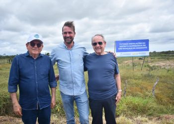 São Gonçalo inicia trabalhos no Distrito Empresarial e já recebe visita de empresário interessado em investir no local