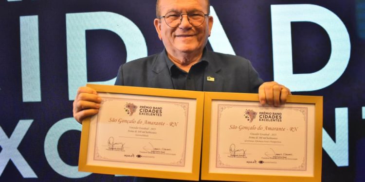 Gestão Municipal de São Gonçalo do Amarante é destaque no Prêmio Band Cidades Excelentes 2025