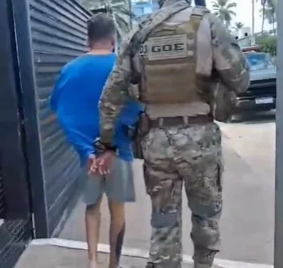 Polícia prende suspeito de chefiar tráfico de drogas na praia de Pipa