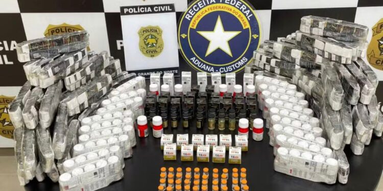 Homem é preso em flagrante com carga de anabolizantes e medicamentos irregulares em Natal