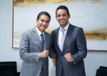 Allyson Bezerra se encontra com Marcos Pereira e garante Republicanos em sua chapa