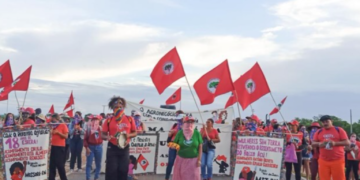 Manifestantes do MST liberam BR-405 e BR-101 no RN após negociação da PRF