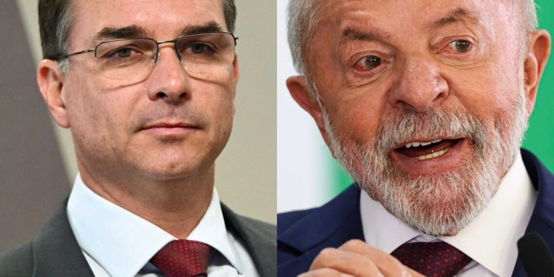 Flávio Bolsonaro aparece com 45,8% contra 45,5% de Lula em cenário de 2º turno