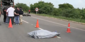 Motociclista morre após colisão na BR-304 em Mossoró; motorista foge