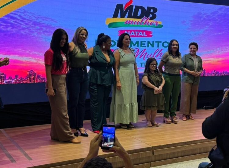 MDB fortalece participação feminina no RN e apresenta nomes para disputa de 2026