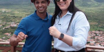 Recepcionado por Marianna, Allyson chega em Pau dos Ferros com a Caravana Desenvolve RN