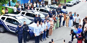 Prefeito Jaime Calado entrega quatro viaturas para reforçar a Guarda Municipal de São Gonçalo