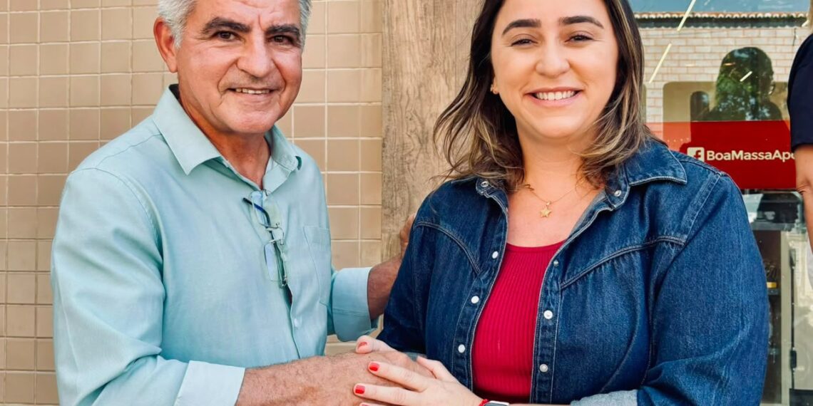 Samanda recebe apoio do vereador Júnior Souza e amplia alianças em Apodi