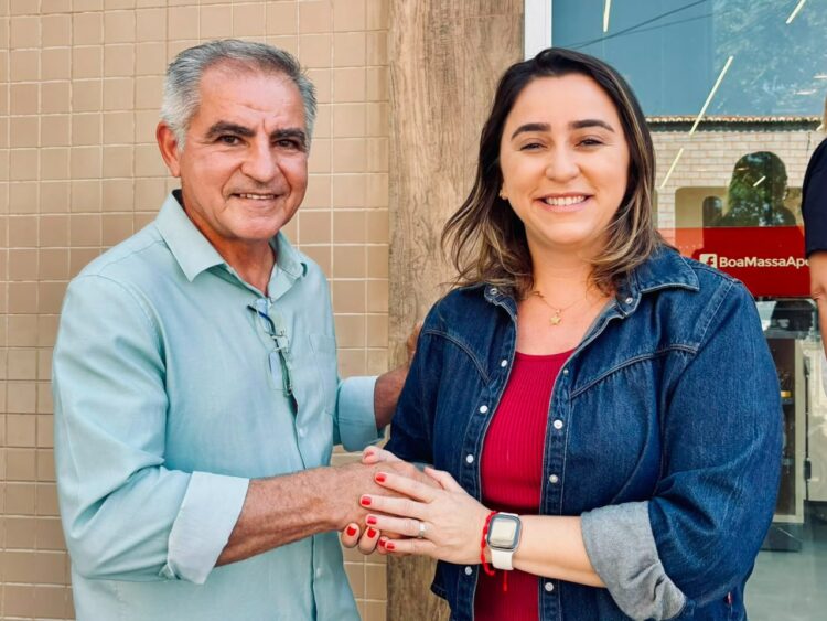 Samanda recebe apoio do vereador Júnior Souza e amplia alianças em Apodi
