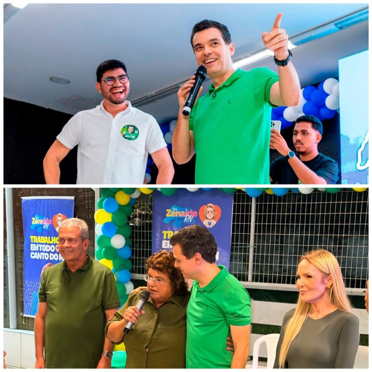 Em Natal, Walter Alves recebe apoio do vereador Pedro Henrique e da ex-vereadora Margarete Régia