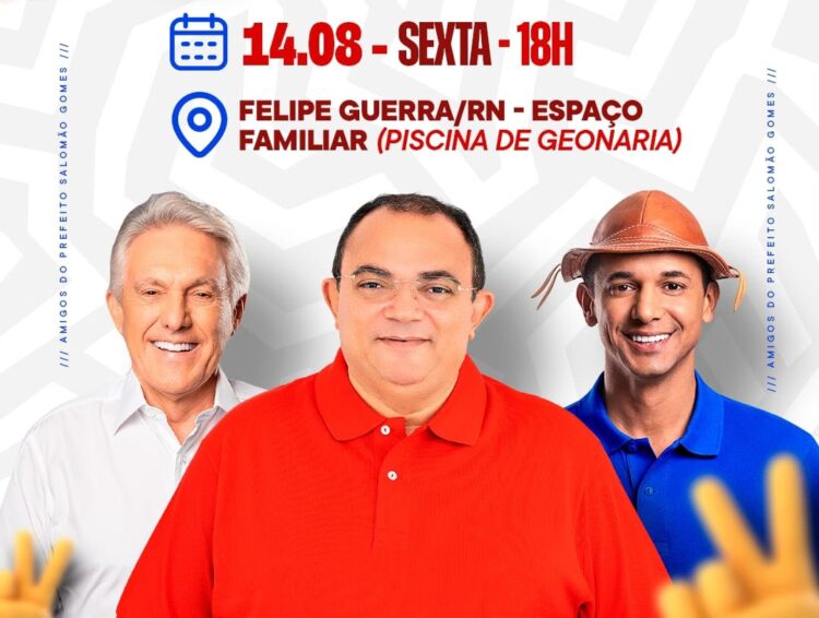 Felipe Guerra recebe Allyson Bezerra e João Maia para encontro com lideranças e população