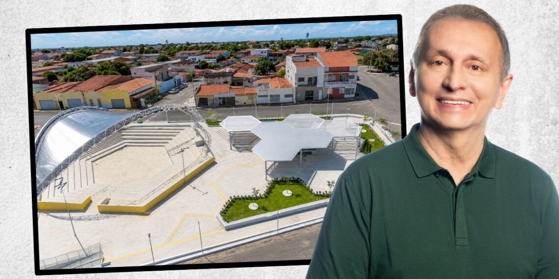 Emenda de Dr. Antônio Jácome viabilizou obra da principal praça de Caraúbas