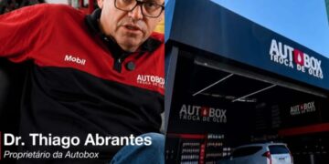 Empresário Thiago Abrantes Barbosa inaugura filial da Autobox Troca de Óleo em Mossoró/RN