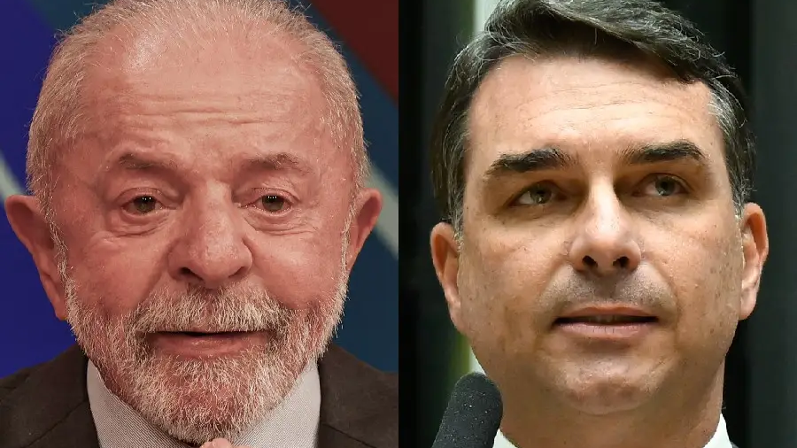 Pesquisa mostra Lula em empate técnico com Flávio Bolsonaro e Caiado no segundo turno