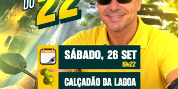 Apoiadores de Flávio Bolsonaro realizarão neste sábado (26) motocarreata em Apodi