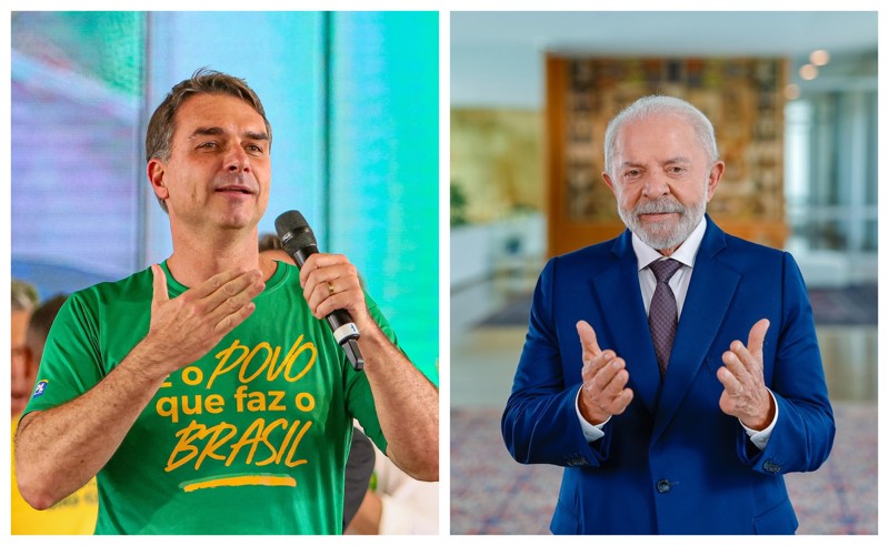 Pesquisa Quaest/Tv Globo: Flávio tem 42% e Lula 41% no 2º turno